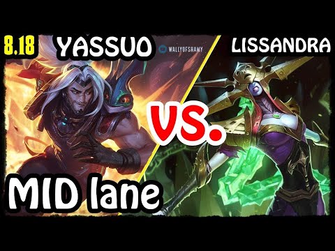 Yasuo vs Lissandra s8 MID Lane