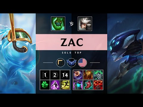 Zac Top vs Camille - NA Diamond Patch 25.13