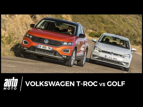 Volkswagen T-Roc vs Volkswagen Golf : l'ombre d'un doute (avis, essai, tarifs...)