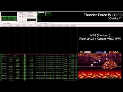 Thunder Force IV (1992) Omake 4 -- DefleMask + FamiTracker Covers