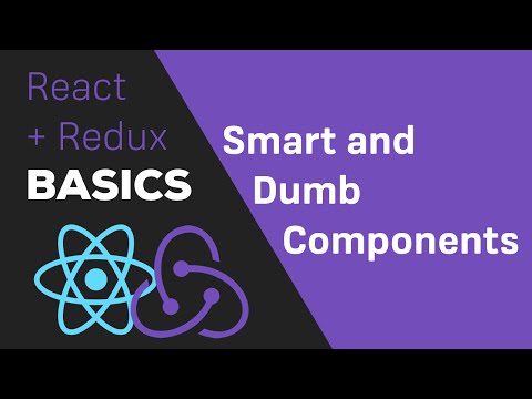 ReactJS Redux Tutorial 8 Containers Components Smart Dumb Components