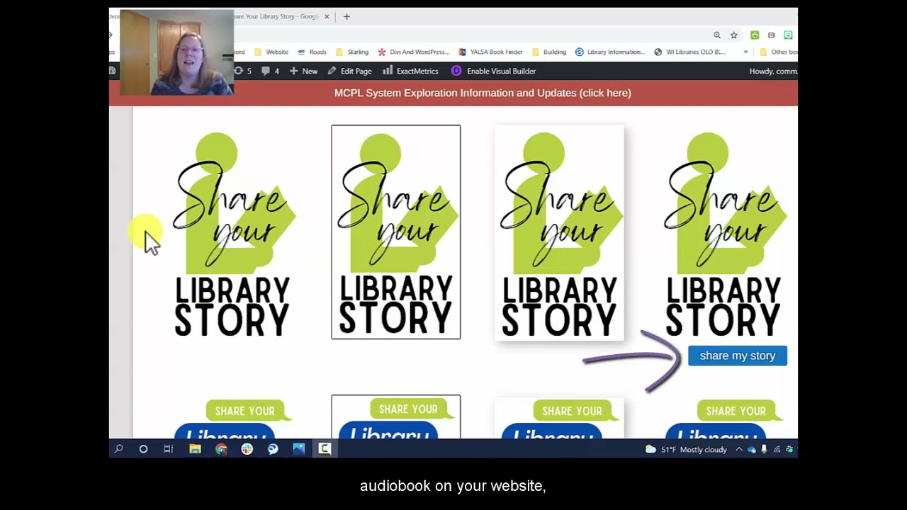 Digital Byte: Creating a Web Button for Library Stories