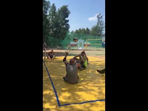 Plażówka na siedząco Piastowo 2016