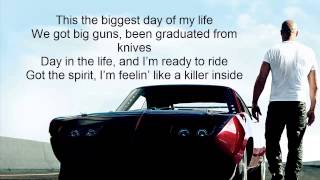 Fast &amp; Furious 6 : We Own It Ft.2 Chainz &amp; Wiz Khalifa [Lyrics On Screen]