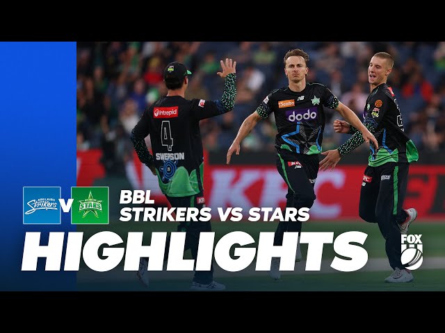 Adelaide Strikers vs Melbourne Stars | Full Match Highlights | Fox Cricket