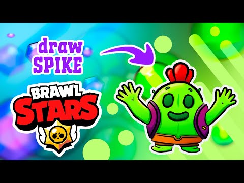 Нарисовал СПАЙКА из Brawl Stars (Рисую Бравлеров)