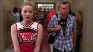 Glee - Puck finds out Quinn&#39;s pregnant 1x04