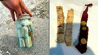 В стене старого дома нашли 2 банки