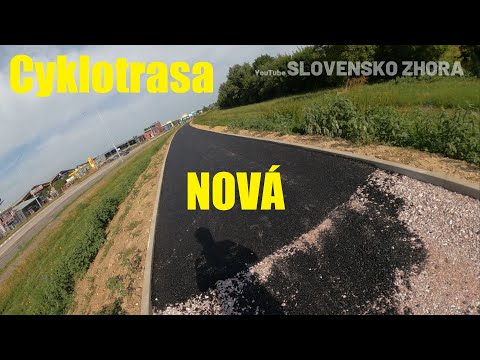 NOVÁ cyklotrasa Vodná - Zelokvet - Nitra - Cyklotrasa  - Vodná ulica - Zelokvet