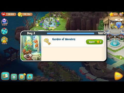 Playrix Gardenscapes New Acres - Garden of Wonders - Day 2 - Lets Play Match 3 Mobile Games