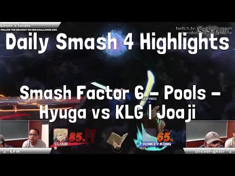 Daily Smash 4 Highlights: Smash Factor 6 - Pools - Hyuga vs KLG | Joaji