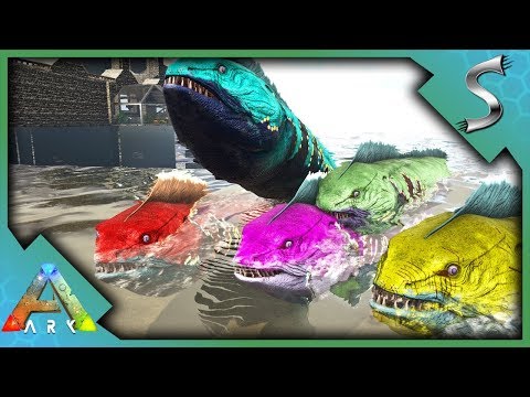 ELECTROPHORUS BREEDING! MUTATIONS AND EEL ARMY VS MOSA! - Ark: Survival Evolved [S4E44]
