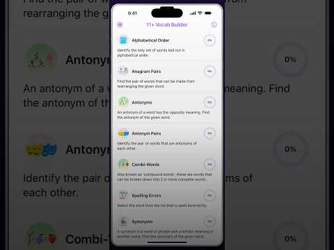 11+ Vocabulary Builder video thumbnail