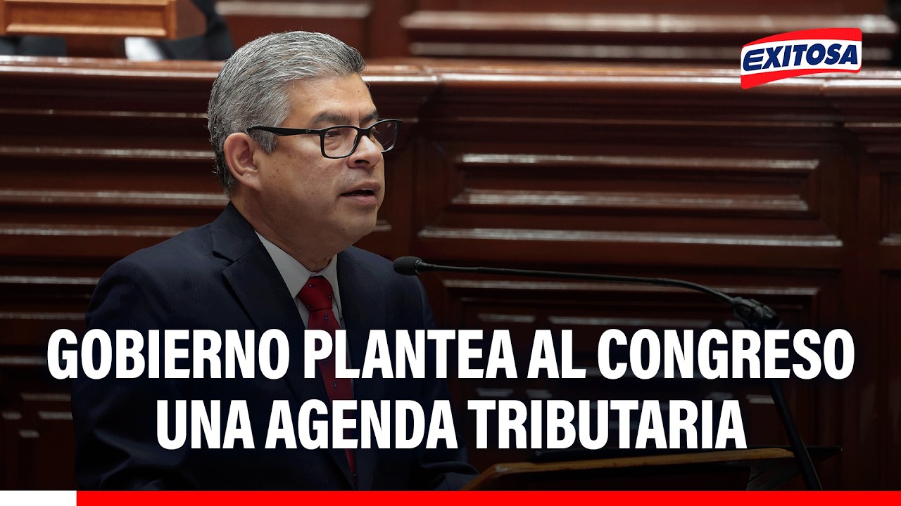 🔴🔵 Gobierno plantea al Congreso una agenda tributaria