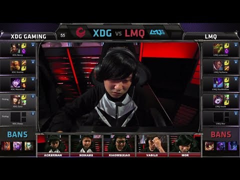 XDG vs LMQ Game 3 | S4 NA LCS Summer Promotion Tournament Day 1 | LMQ vs XDG G3