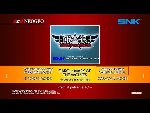 ACA NEOGEO GAROU: MARK OF THE WOLVES (Switch eShop) First 14 Minutes on Nintendo Switch - Gameplay - YouTube