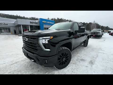 2026 Chevrolet Silverado 2500HD 4WD Crew Cab Standard Box High Country in Black for sale at Boyer Chevrolet Buick GMC Bancroft in Bancroft, ON