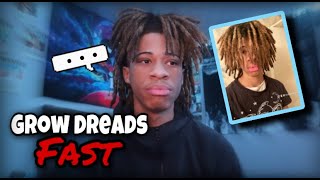 How To Grow Your Dreads Fast!!! | Tips for crazy Hair growth!! | Grow your locs Healthy and thick !