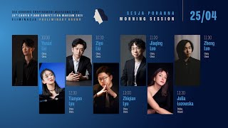 Download lagu The 19th International Fryderyk Chopin Piano Competition (preliminary round) 1st session, 25.04.2025 mp3