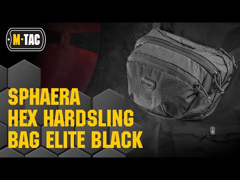 M-Tac сумка Sphaera Hex Hardsling Bag Gen.II Elite Black (черный) тактическая - фото 1 - id-p1864208312