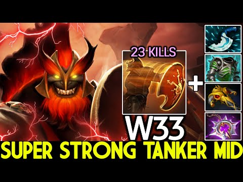 W33 [Mars] Super Strong Tanker Mid Beautiful Plays Dota 2