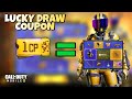 HOW TO USE 1CP LUCKY DRAW COUPON IN COD MOBILE AND GET FREE EPIC CHARACTERS AND WEAPON SKINS IN CODM
