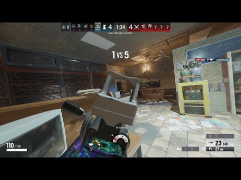 Insane 1v5 Overtime Match Point Ranked R6