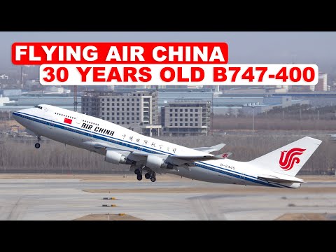 YouTube thumbnail for Air China Boeing 747-400 Passenger