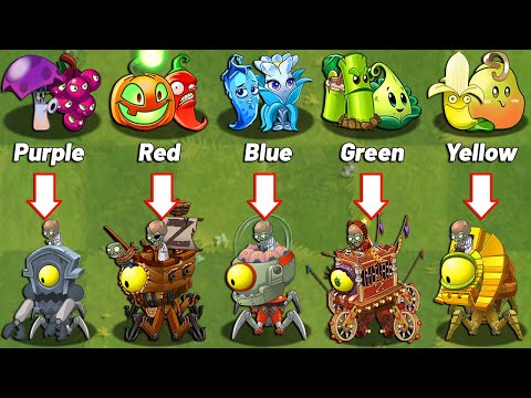 6 Best Team 12 Plants Max Level Attack PvZ 2 Final Bosses Fight! - Plants vs Zombies 2 Final Boss
