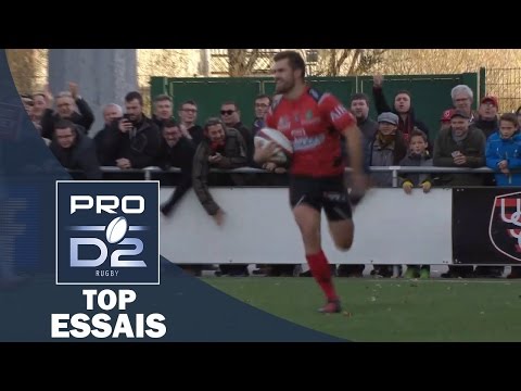 TOP Essais de la J12 – PRO D2 – Saison 2016-2017