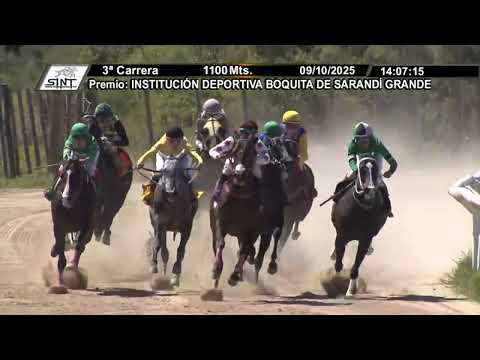 10/9/2025 – Hipodromo Florida – Carr 3 – INSTITUCIÓN DEPORTIVA BOQUITA DE SARANDÍ GRANDE