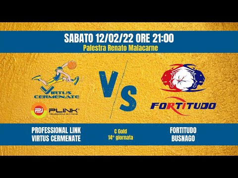 PROFESSIONAL LINK VIRTUS CERMENATE vs FORTITUDO BUSNAGO | Sabato 12/02/22 ore 21:00