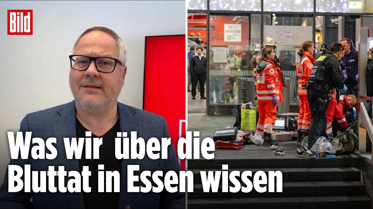 Großeinsatz am Essener Hauptbahnhof: Messer-Attacke nach Syrer-Demo | Vertraulich Clips