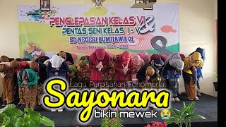 Download lagu SAYONARA - Lagu Perpisahan Sekolah yang Bikin Terharu & Mewek ( Cover :  Najwa S. Miladia dkk.) mp3