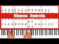 EASY - How To Play Umbrella Rihanna Piano ...