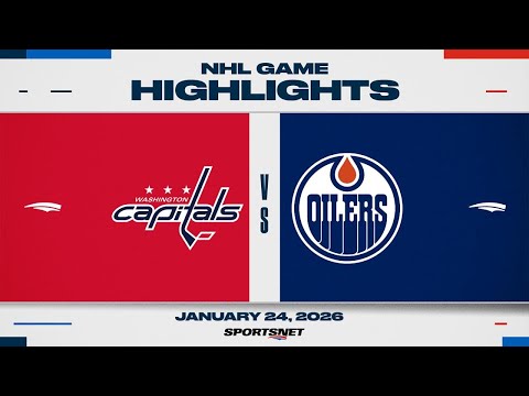 NHL Highlights | Capitals vs. Oilers - January 24, 2026