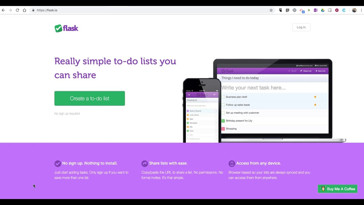 Flask.io - Quick and Easy Task Management