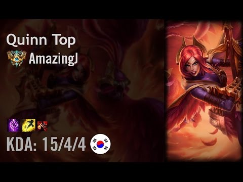 Quinn Top vs Gangplank - AmazingJ - KR Challenger Path 6.4