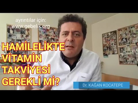 Gebelikte iyi beslenme yanında vitamin takviyesi ve demir alımı gerekli mi?