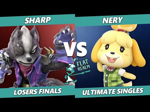 Flat Realm 8 Losers Finals - NEST | Sharp (Wolf, ZSS) Vs. TS | Nery (Isabelle) Smash Ultimate SSBU