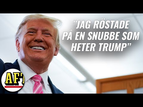 Här röstar Donald Trump i presidentvalet