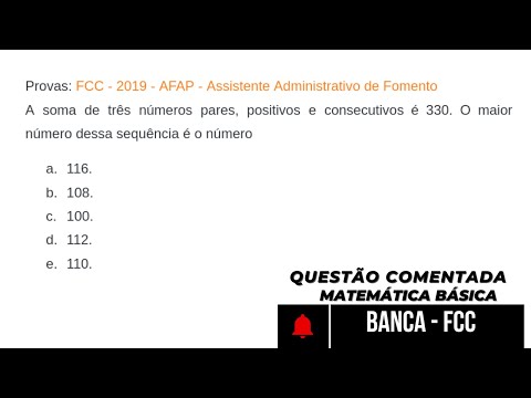 FCC 2019 | Qual o maior número? Questão de matemática Básica resolvida passo a passo AFAP