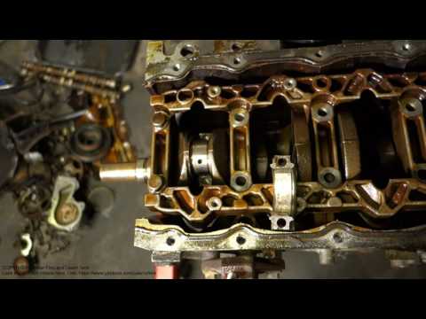How to replace connection rod bearings Ford Zetec engine