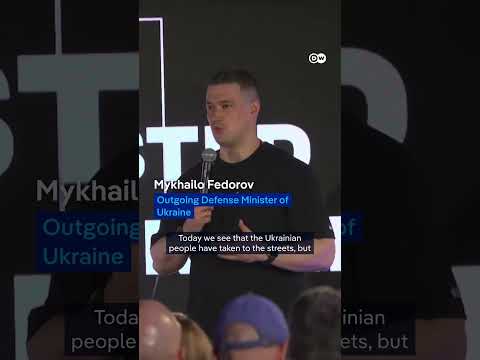 Protests in Kyiv as defense minister known for drone program replaced | DW News