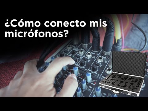 ¿Cómo conectar y setear los micrófonos de batería?