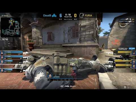 CS:GO POV Demo Cloud9 autimatic (24/7) vs FURIA (de_inferno)
