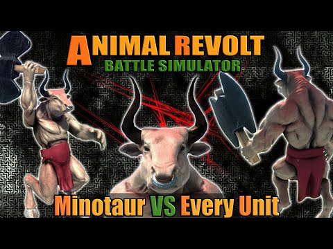 Minotaur vs Every Unit - Animal Revolt Battle Simulator