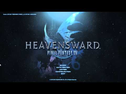 Final Fantasy XIV  Heavensward Title Screen