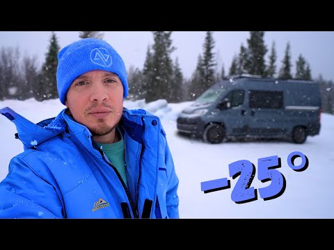 Surviving the Arctic winter in the back of a van