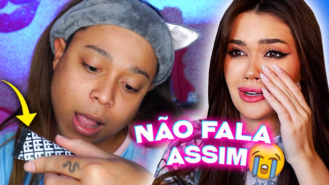 REAGINDO A BLOGUEIRINHA DETONANDO MINHAS MAKES...